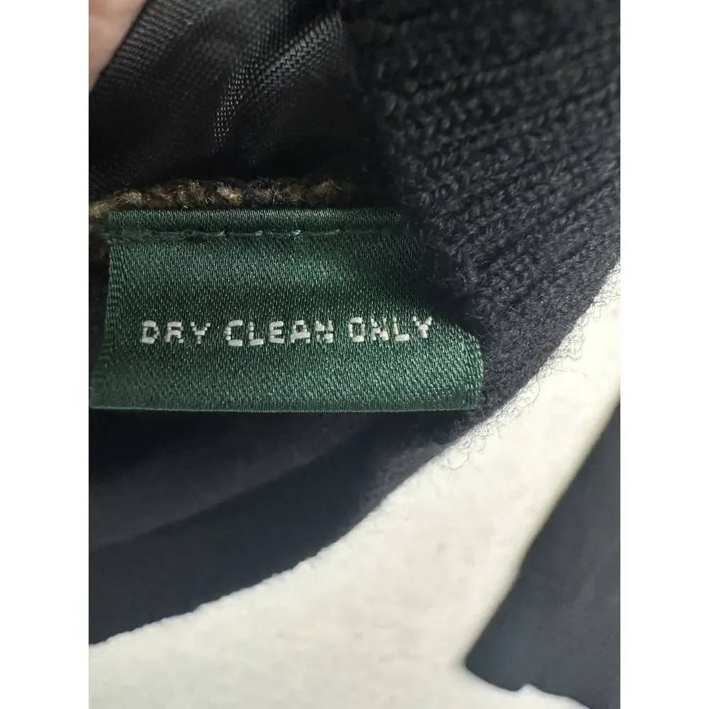 Lauren Ralph LRL Jacket Womens L Velvet Quilted Luxury Leopard Print Full Zip - Picture 5 of 6